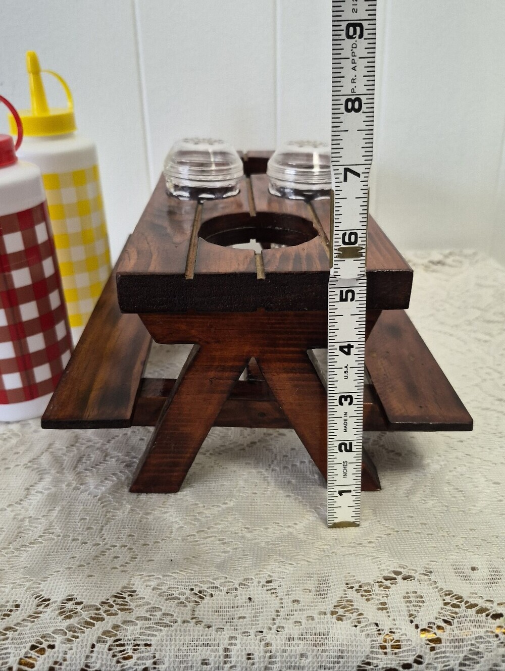 Picnic Table Condiment Holder - Picture 9 of 9